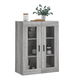 Armoire murale sonoma gris 69,5x34x90 cm