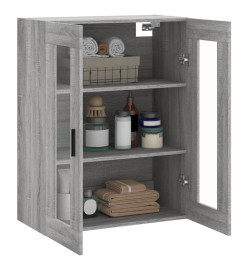 Armoire murale sonoma gris 69,5x34x90 cm