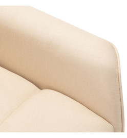 Fauteuil de massage Crème Tissu