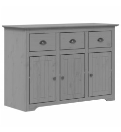 Buffet BODO gris 115x43x79,5 cm bois massif de pin