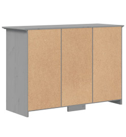 Buffet BODO gris 115x43x79,5 cm bois massif de pin