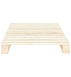 Cadre de lit de palette Bois de pin massif 100 x 200 cm