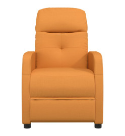 Fauteuil électrique de massage Jaune Tissu