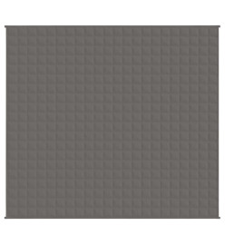 Couverture lestée Gris 200x225 cm 13 kg Tissu