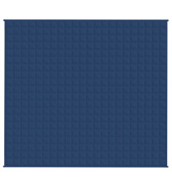 Couverture lestée Bleu 200x220 cm 13 kg Tissu