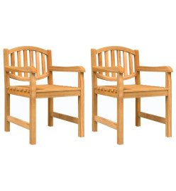 Ensemble à dîner de jardin 3 pcs Bois de teck massif