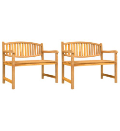 Ensemble à dîner de jardin 5 pcs Bois de teck massif