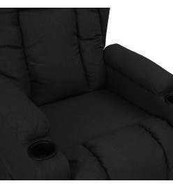 Fauteuil inclinable Noir Tissu