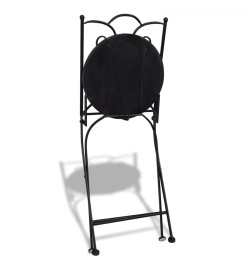 Chaises pliables de bistro 2 pcs Céramique Terre cuite