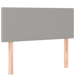 Tête de lit Gris clair 80x5x78/88 cm Tissu