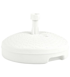 Socle de parasol rempli de sable/d'eau 20 L Plastique rotin