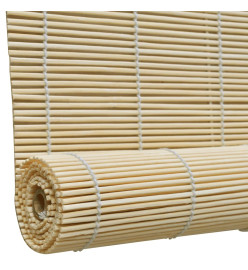 Store roulant en bambou 80x220 cm Naturel