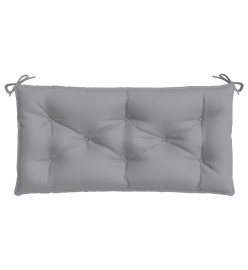 Coussin de banc de jardin gris 100x50x7 cm tissu oxford