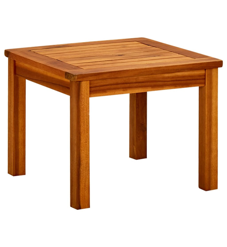 Table basse de jardin 45x45x36 cm Bois solide d'acacia