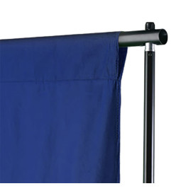 Toile de fond Coton Bleu 300x300 cm Incrustation