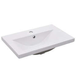 Lavabo encastré 61 x 39,5 x 18,5 cm Céramique Blanc