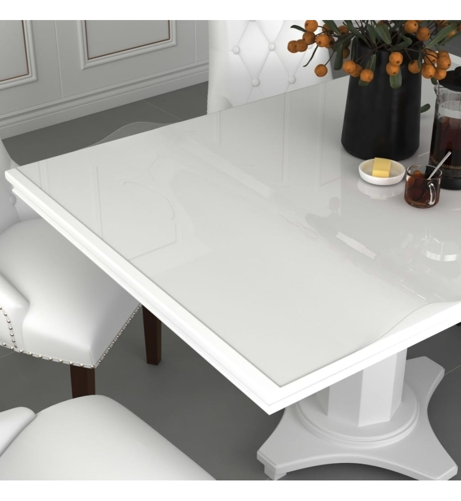 Protecteur de table transparent 120x60 cm 1,6 mm PVC