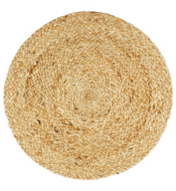 Napperons 6 pcs Naturel Plain 38 cm Rond Jute