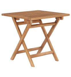 Table pliable de jardin 45x45x45 cm Bois de teck solide