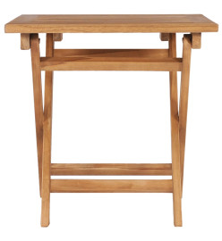 Table pliable de jardin 45x45x45 cm Bois de teck solide