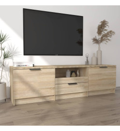 Meuble TV Chêne sonoma 140x35x40 cm Bois d'ingénierie