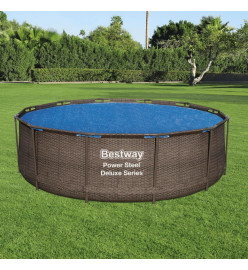 Bestway Couverture solaire de piscine Flowclear 356 cm