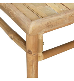 Table de jardin 65x55x30 cm bambou