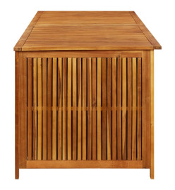 Boîte de rangement de jardin 200x80x75 cm Bois d'acacia solide