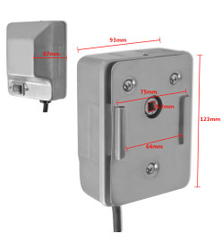 Moteur de broche à rôtir 4W Acier inoxydable