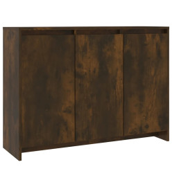 Buffet Chêne fumé 102x33x75 cm Aggloméré