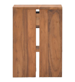 Table de chevet 20x35x50 cm Bois de teck solide