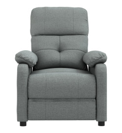 Fauteuil de massage Gris foncé Tissu