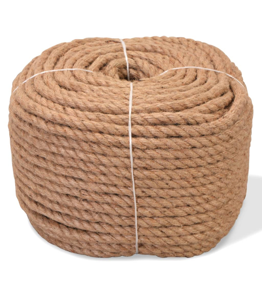 Corde 100 % jute 12 mm 100 m