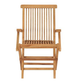 Chaises de jardin 8 pcs Bois de teck massif