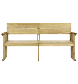 Banc de jardin 172 cm Bois de pin imprégné