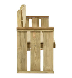 Banc de jardin 172 cm Bois de pin imprégné