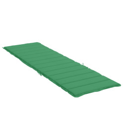 Coussin de chaise longue vert 200x70x3 cm tissu oxford