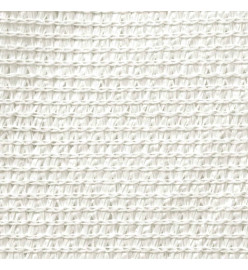 Voile d'ombrage 160 g/m² Blanc 3,5x4,5 m PEHD