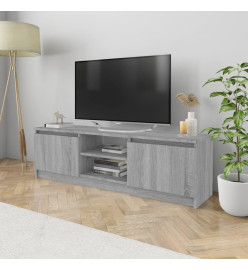 Meuble TV Sonoma gris 120x30x35,5 cm Bois d'ingénierie