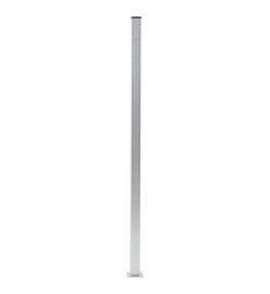 Poteaux de clôture 2 pcs Aluminium 185 cm