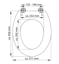 SCHÜTTE Siège de toilette Duroplast WHITE