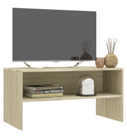 Meuble TV Chêne sonoma 80 x 40 x 40 cm Aggloméré