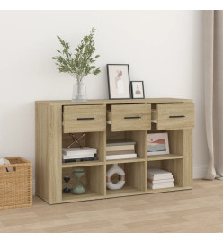 Buffet Chêne sonoma 100x30x59,5 cm Bois d'ingénierie