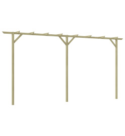 Pergola de jardin 400 x 40 x 205 cm Bois