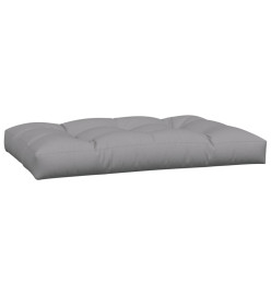 Coussins de palette 3 pcs gris tissu