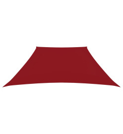 Voile de parasol Tissu Oxford trapèze 3/5x4 m Rouge