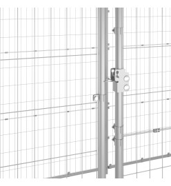 Chenil extérieur Acier galvanisé 7,26 m²