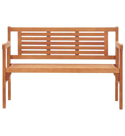 Banc pliable de jardin 120 cm Bois d'eucalyptus solide