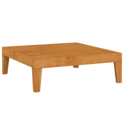 Salon de jardin 6 pcs avec coussins Bois d'acacia solide