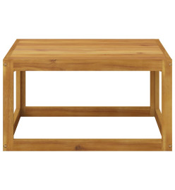 Salon de jardin 3 pcs avec coussins Bois d'acacia solide